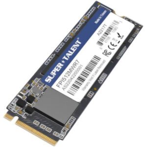Super Talent TERADRIVE SSD M.2 de 512 GB, velocidad de lectura de 540 MB/s, velocidad de escritura de 500 MB/s