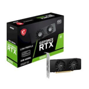 Tarjeta gráfica MSI GeForce RTX 3050 de 6 GB con perfil bajo y overclocking
