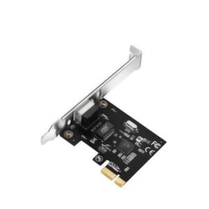 Adaptador de red PCI Express Gigabit Cudy PE10, chipset Realtek, puerto RJ45 de 10/100/1000 Mbps, MDI/MDIX automático