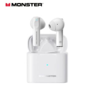 Auriculares inalámbricos MONSTER AIRMARS XKT03, reducción pasiva del ruido, sonido AAC, graves potentes, modo gaming - Blanco