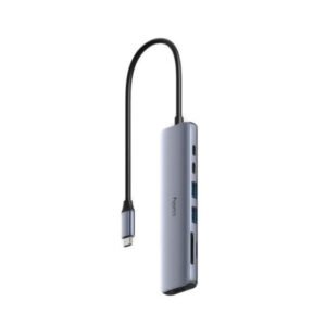 Concentrador USB C 7 en 1 CUDY UH407 con HDMI 4K