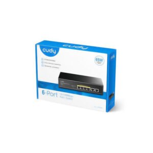Conmutador PoE+ Cudy FS1006P de 6 puertos 10/100 M y 60 W