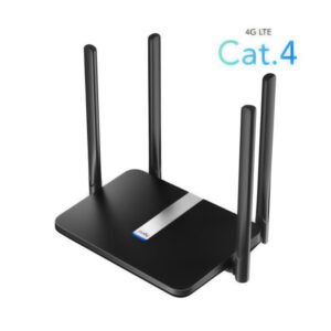 Módem enrutador Cudy LT500 AC1200 de doble banda 4G LTE / WiFi en malla de 1200 Mbps / Chipset Qualcomm