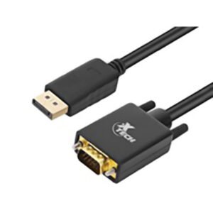 Xtech - DisplayPort / VGA Cable - Black