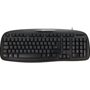 Klip Xtreme KKS-050S - Teclado - USB - español - negro azabache