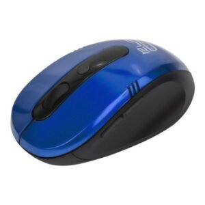 Klip Xtreme KMW-330 Vector - Ratón - ergonómico - óptico - 6 botones - inalámbrico - 2.4 GHz-azul