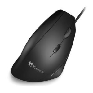Klip Xtreme - Mouse - USB - Wired - Black - Ultra ergonomic