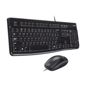 Logitech Desktop MK120 - Juego de teclado y ratón - USB - inglés