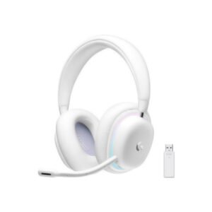 Logitech G735 Wireless Gaming Headset - White Mist - Auricular - tamaño completo - Bluetooth / LIGHTSPEED