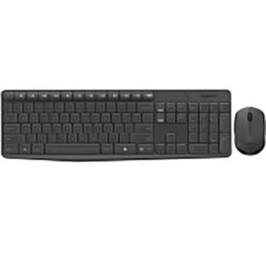 Logitech - Juego de teclado y ratón - MK235 - Español - Inalámbrico - USB - Negro