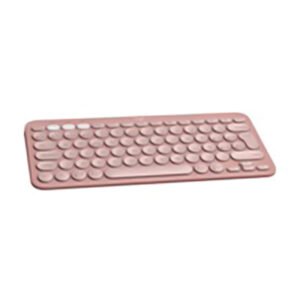 Logitech - Keyboard - Wireless - Rose - Con Bluetooth