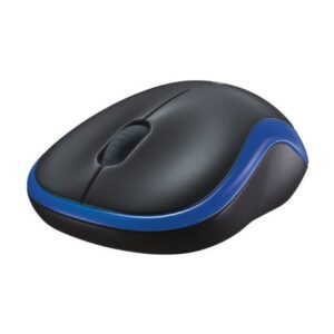 Logitech M185 - Ratón - diestro y zurdo - óptico - inalámbrico - 2.4 GHz - receptor inalámbrico USB - azul