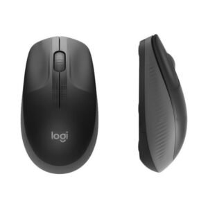 Logitech M190 - Ratón - óptico - 3 botones - inalámbrico - receptor inalámbrico USB - carbón