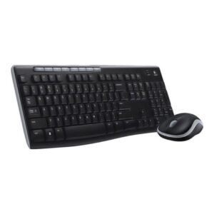 Logitech MK270 Wireless Combo - Juego de teclado y ratón - inalámbrico - 2.4 GHz - inglés - negro