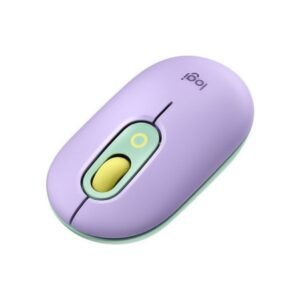 Logitech POP - Ratón - compacto - óptico - 4 botones - inalámbrico - Bluetooth 5.1 - morado