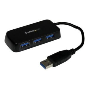 StarTech.com Adaptador Concentrador Hub Ladrón USB 3.0 Super Speed 4 Puertos Salidas Portátil para Ordenador Portátil