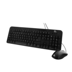 Xtech - Keyboard and mouse set - Wired - Spanish - USB - Black - Multimedia XTK-301S