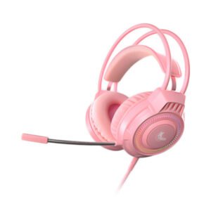 Xtech - XTH-564 - Headset - Para Computer / Para Game console - Wired - 3.5mm+USB Pink