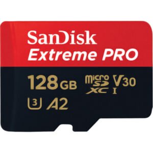 SanDisk Extreme Pro - Tarjeta de memoria flash (adaptador microSDXC a SD Incluido) - 128 GB